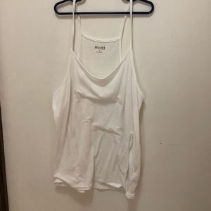 white tank top